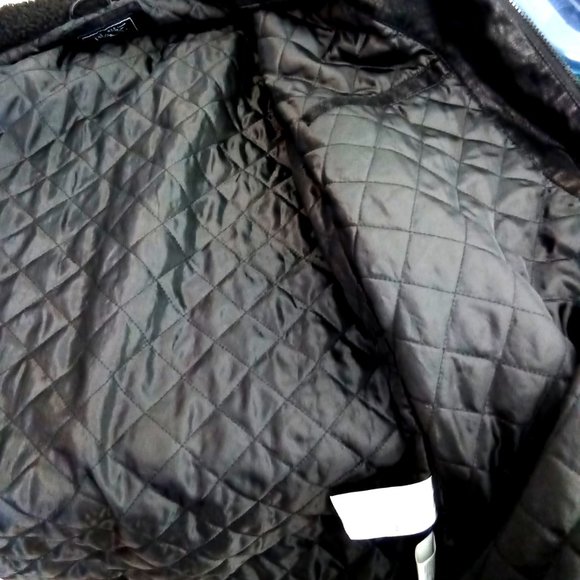 Buckle Black Moto Jacket Faux Sherpa & Suede - Picture 3 of 5